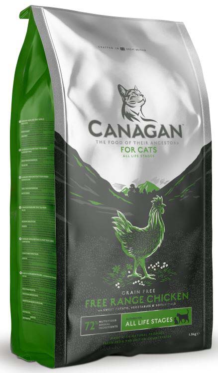 CANAGAN Hrana uscata pentru pisici, cu Pui 1,5kg