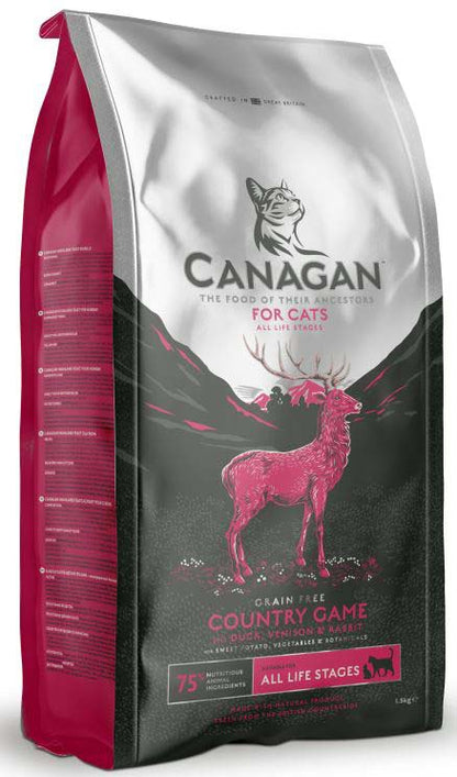 CANAGAN Hrana uscata pentru pisici, cu Vanat 375g