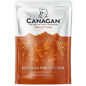 CANAGAN KITTEN Plic hrana umeda pentru pisicute, cu Pui 85g