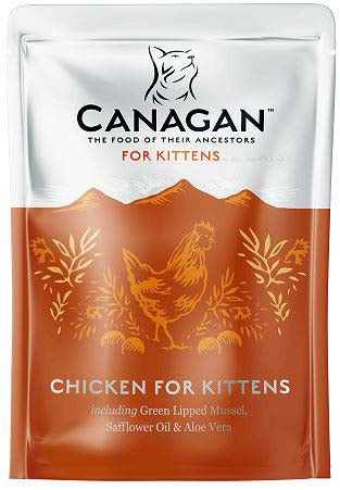 CANAGAN KITTEN Plic hrana umeda pentru pisicute, cu Pui 85g