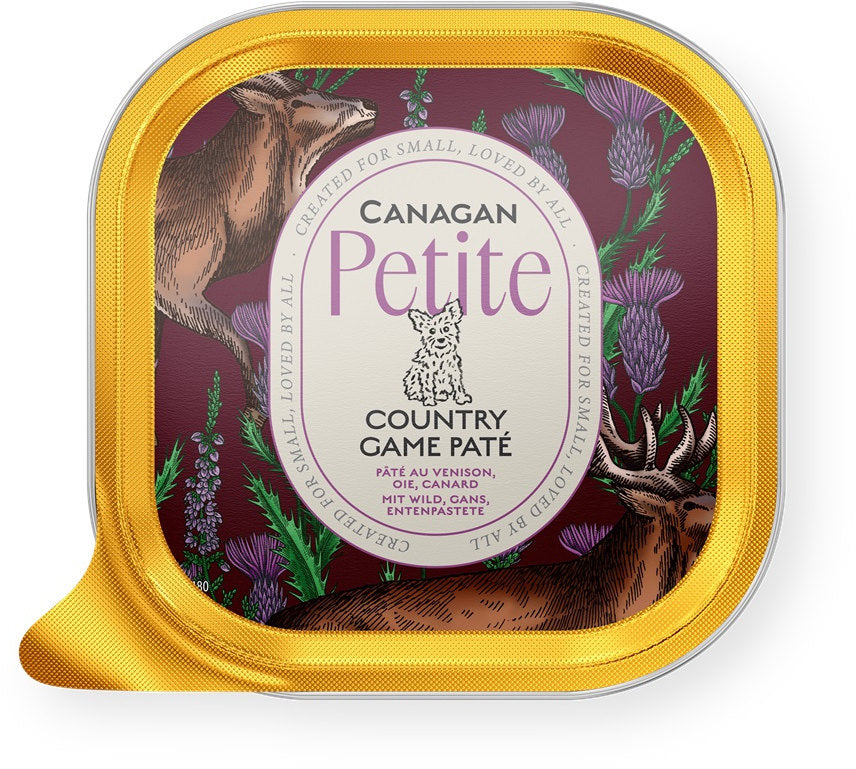 CANAGAN Petite Pate pentru caini, cu Vanat 100g