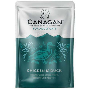 CANAGAN Plic hrana umeda pentru pisici, cu Pui si Rata 85g