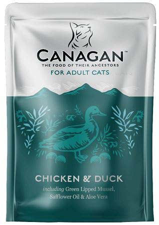 CANAGAN Plic hrana umeda pentru pisici, cu Pui si Rata 85g