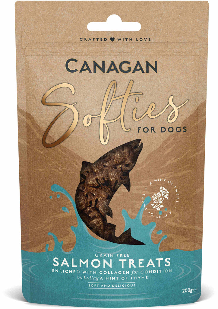 CANAGAN Softies Recompensă pentru câini, cu Somon 200g - Maxi-Pet.ro