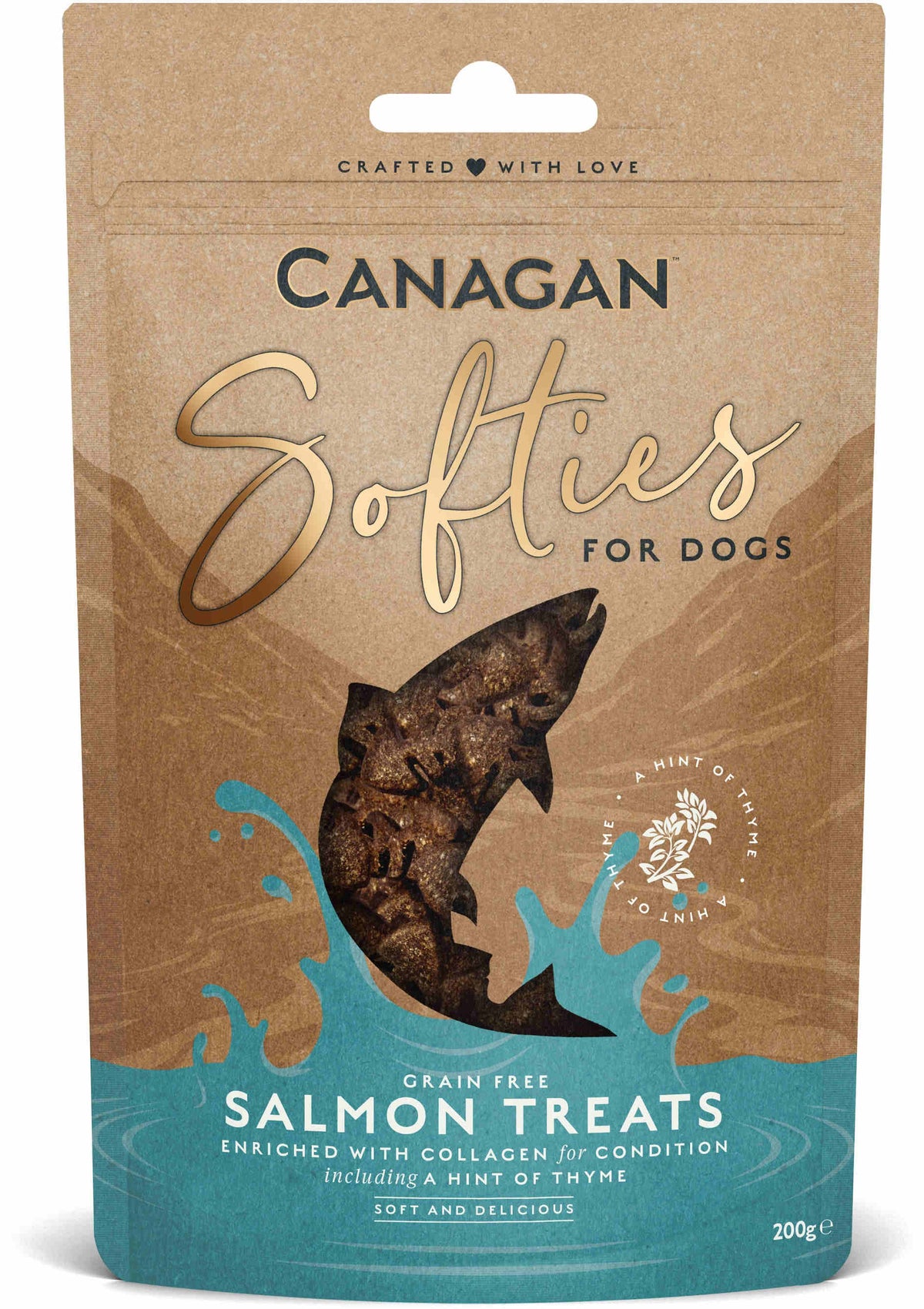CANAGAN Softies Recompensa pentru caini, cu Somon 200g