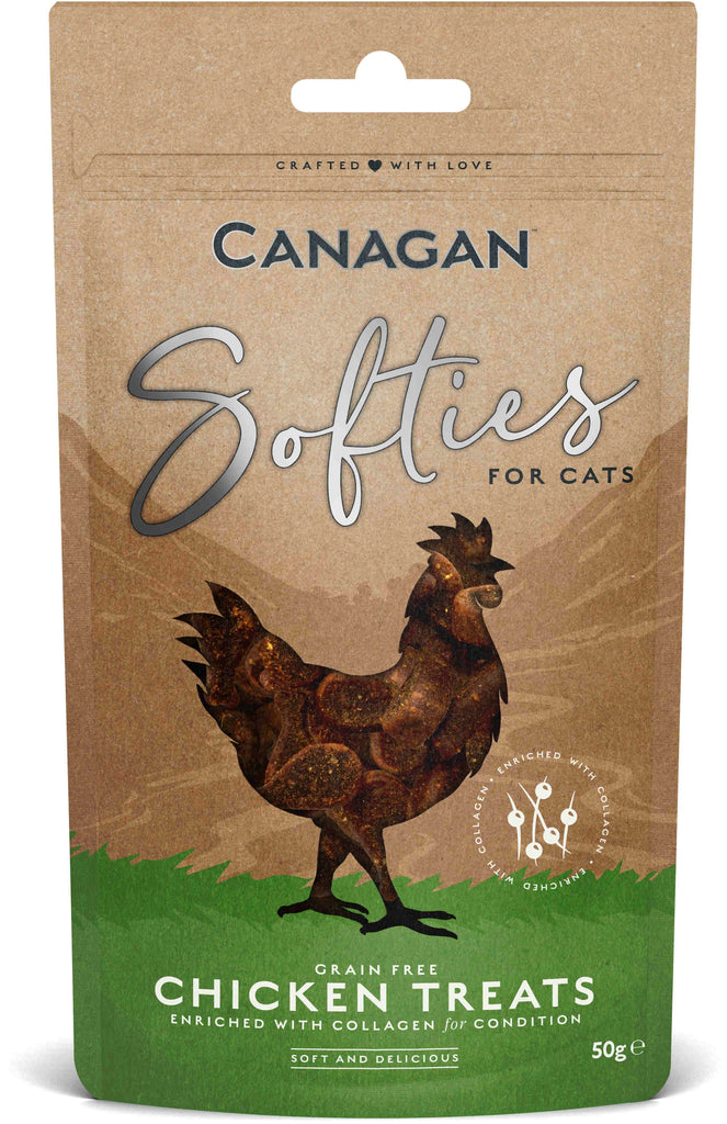 CANAGAN Softies Recompensa pentru pisici, cu Pui 50g