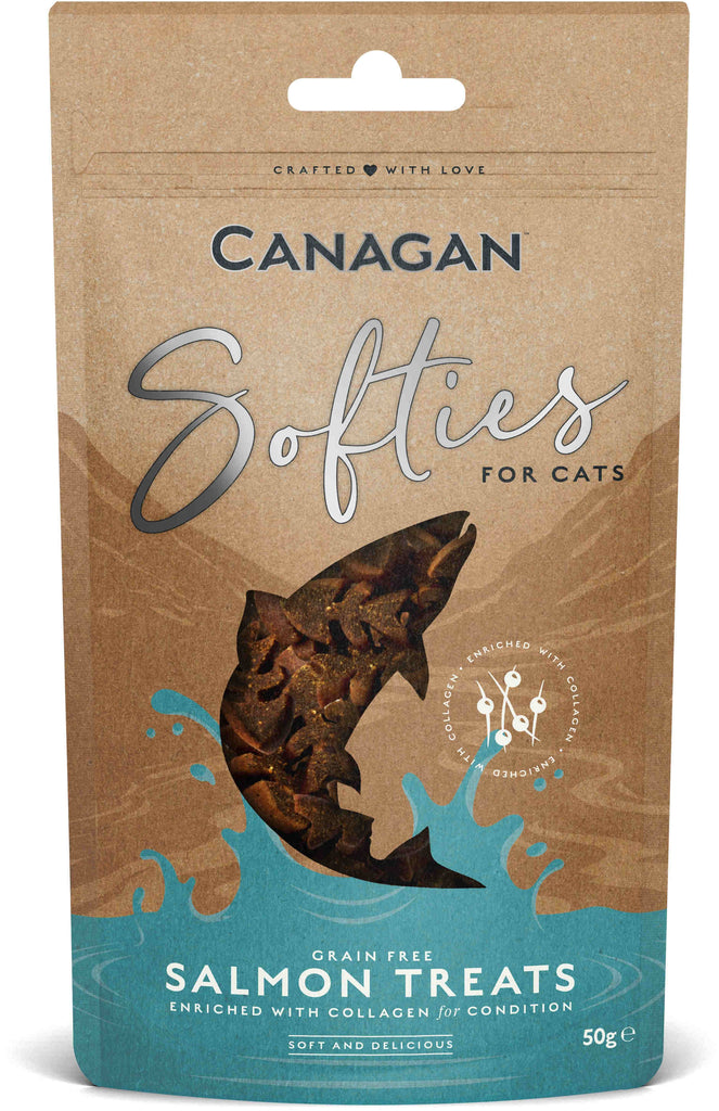 CANAGAN Softies Recompensa pentru pisici, cu Somon 50g