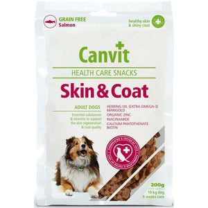 CANVIT Skin & Coat Delicatesa pentru caini, fara cereale, cu Somon 200g