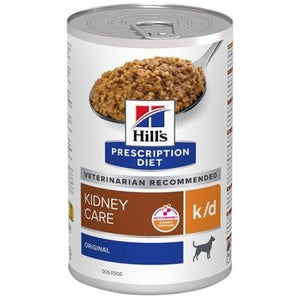 HILL's PD CANINE K/D Conserva pentru afectiuni renale/cardiace, Ficat Porc 350g