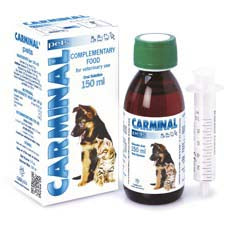 CARMINAL PETS Supliment alimentar pentru câini şi pisici, digestiv, sirop 150ml - Maxi-Pet.ro