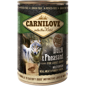 CARNILOVE Conserva pentru caini, cu Rata si Fazan 400g