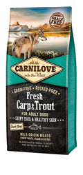 CARNILOVE Fresh Crap şi Păstrăv, fără cereale şi cartofi