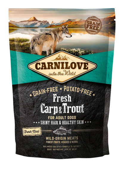 CARNILOVE Fresh Crap si Pastrav, fara cereale si cartofi 1,5kg