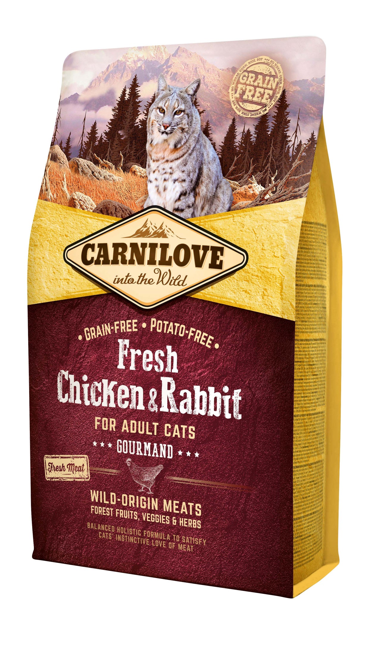 CARNILOVE Fresh Pui si Iepure, fara cereale si cartofi 2kg