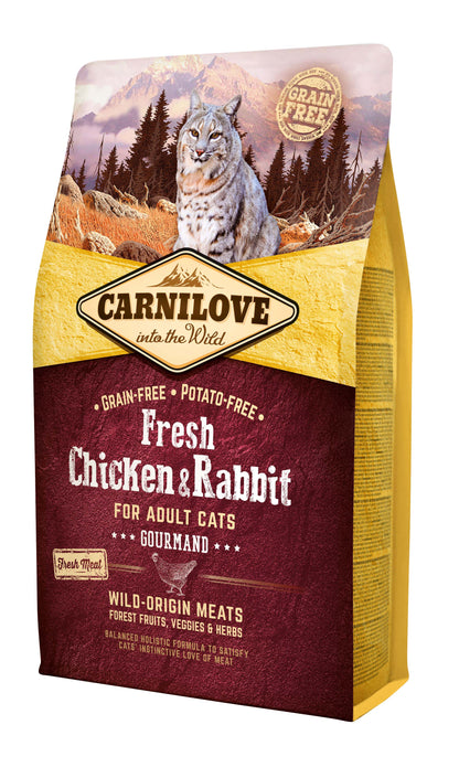 CARNILOVE Fresh Pui si Iepure, fara cereale si cartofi 2kg