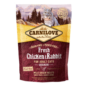 CARNILOVE Fresh Pui si Iepure, fara cereale si cartofi 400g