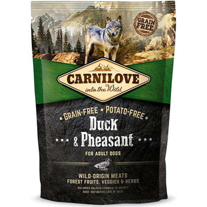 CARNILOVE Rata si fazan, fara cereale 1,5kg
