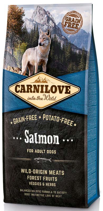 CARNILOVE Somon, fara cereale 12+2kg GRATIS