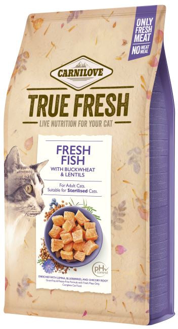 CARNILOVE True Fresh, cu Peste, fara cereale si cartofi