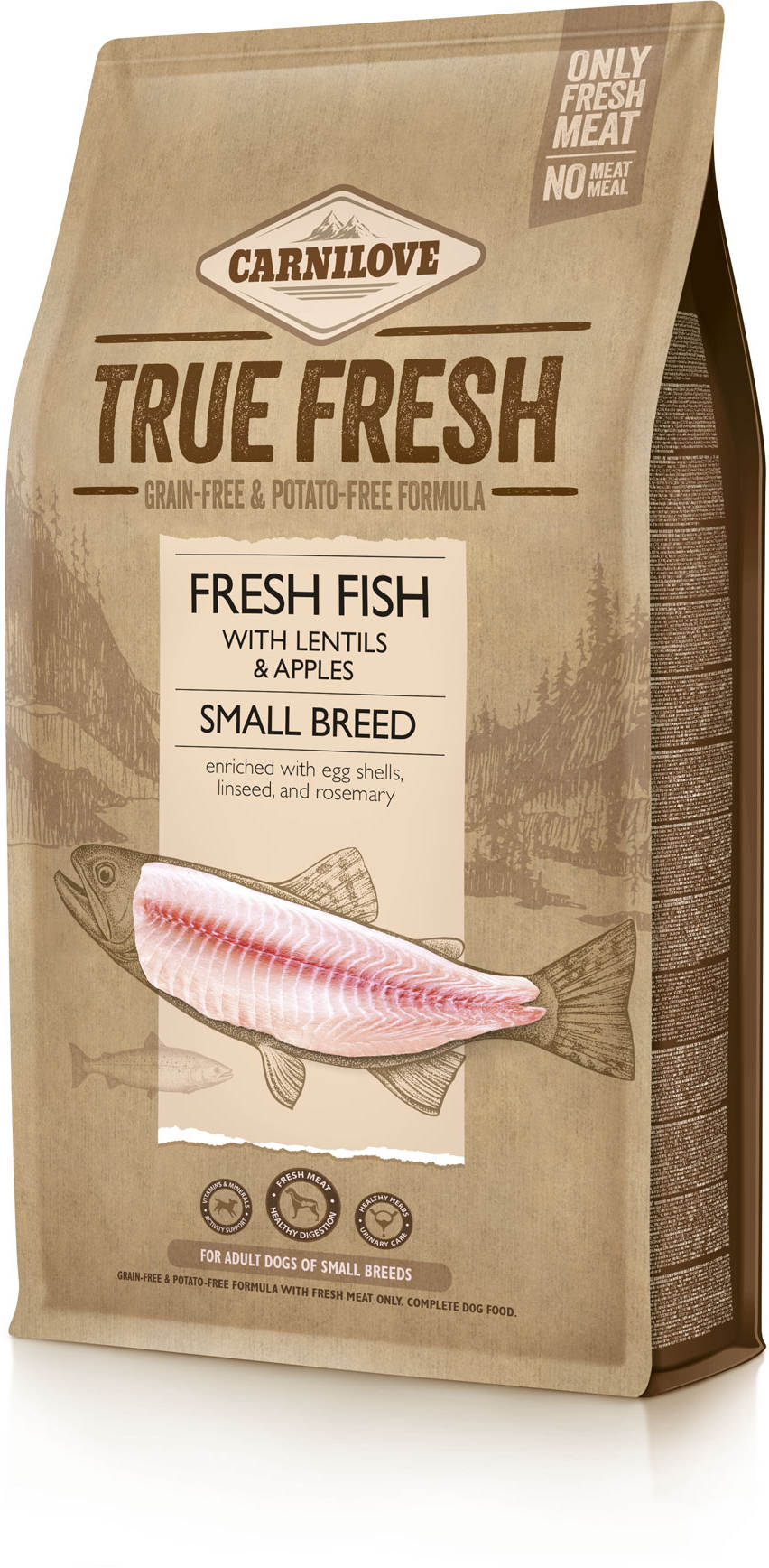 CARNILOVE True Fresh Adult Small, cu Peste