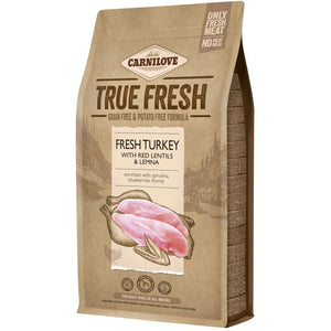 CARNILOVE True Fresh Curcan proaspat, Linte rosie si Lintita