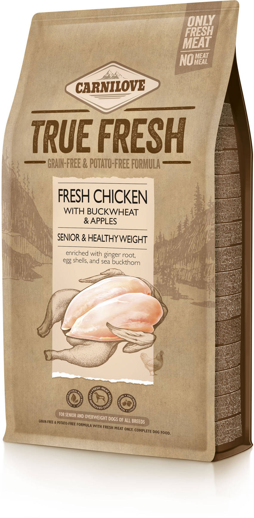 CARNILOVE True Fresh SENIOR, cu Pui 