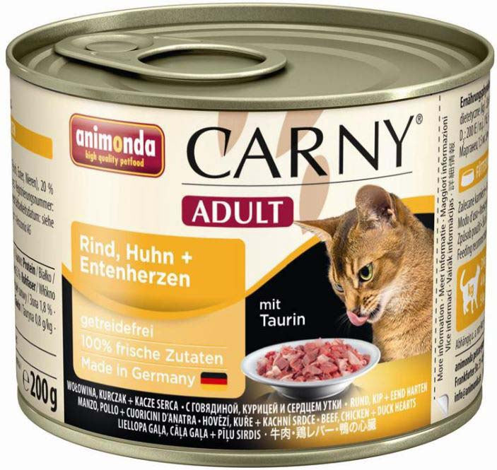 CARNY Vita, Ficat de Pui si Inima de Rata, conserva 200g