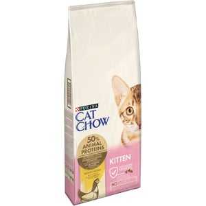 CAT CHOW Hrana uscata KITTEN pentru pisicute si pisici gestante, cu Pui 15kg