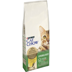 CAT CHOW Hrana uscata pentru pisici Adulte, Special Care STERILIZED cu Pui 15kg