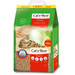 CAT'S BEST The Power of Nature Original Asternut vegetal pentru pisici 10L+2L