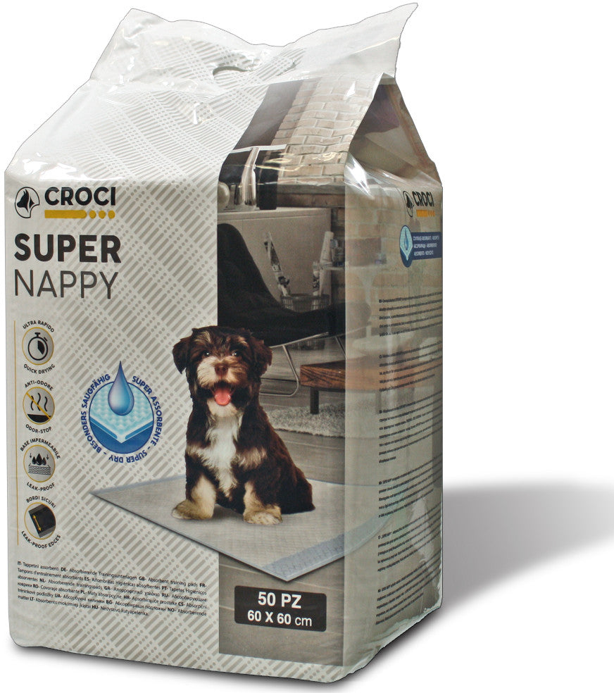 CROCI Covorase absorbante SUPER NAPPY pentru catei