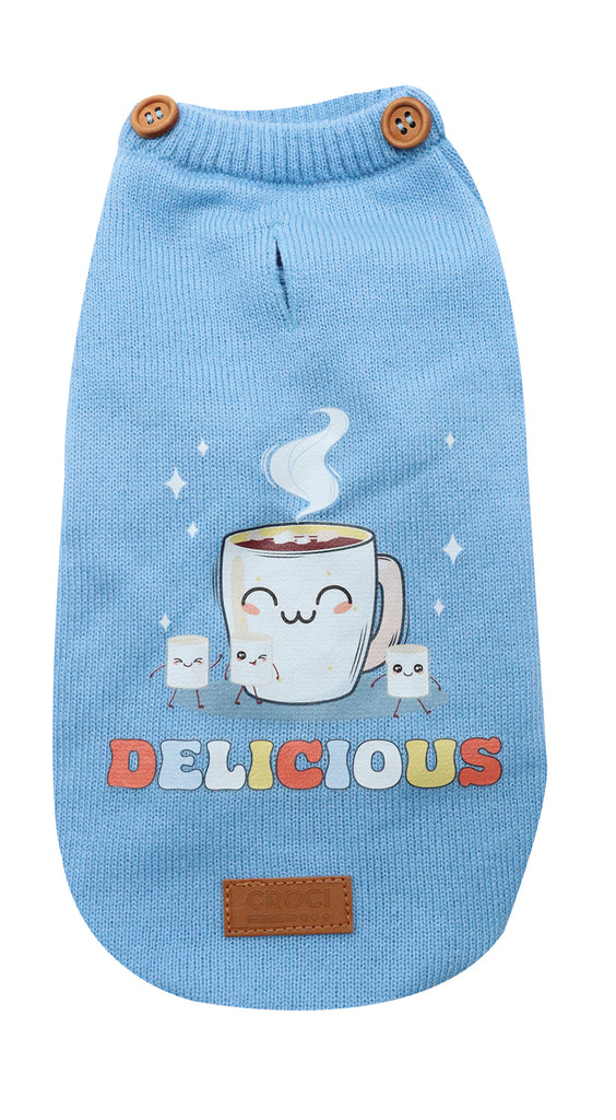 CROCI Pulover pentru caini DELICIOUS BLUE