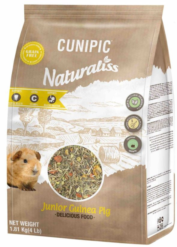 CUNIPIC NATURALISS Hrana pentru porcusor de Guinea junior 1,81kg
