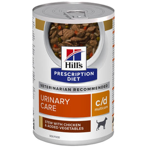 HILL's PD CANINE C/D Conserva cu Pui si Legume, tocanita 354 g