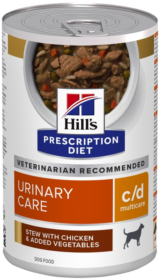 HILL's PD CANINE C/D Conserva cu Pui si Legume, tocanita 354 g