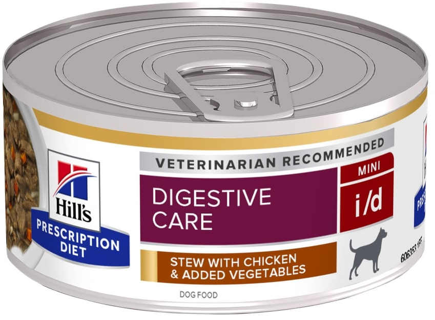 HILL's PD CANINE I/D Conserva pt tulburari digestive, Pui si Legume 156 g