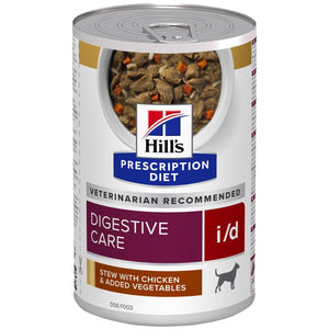 HILL's PD CANINE I/D Conserva pt tulburari digestive, Pui si Legume 354 g