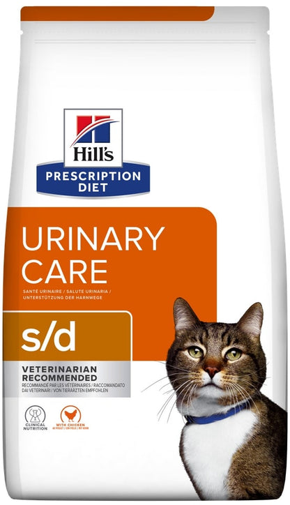 HILL's PD FELINE S/D Hrana uscata pentru dizolvarea struvitilor 3kg