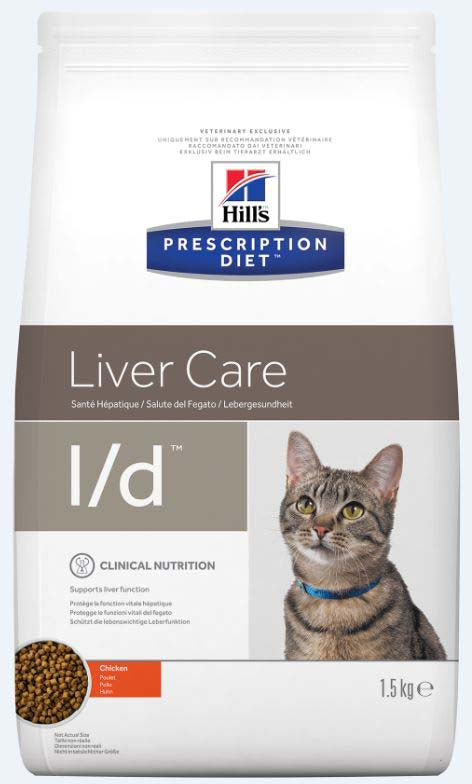 HILL's PD FELINE L/D Hrana uscata pentru probleme hepatice 1,5kg