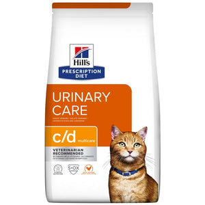 HILL's PD FELINE C/D Hrana uscata pt prev. recurenţei struviţilor, cu Pui 1,5kg