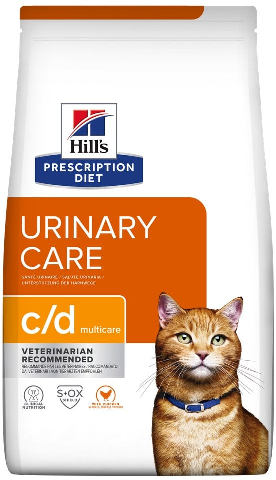 HILL's PD FELINE C/D Hrana uscata pt prevenirea recurentei struvitilor, cu Pui