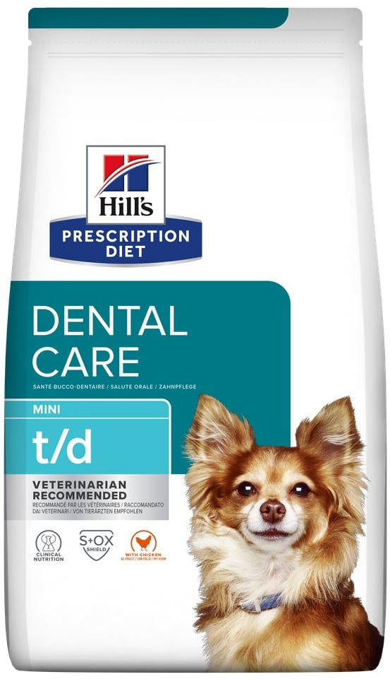 HILL's PD CANINE T/D MINI Hrana uscata pentru afectiuni dentare 3kg