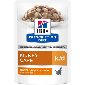 HILL's PD FELINE K/D Plic hrana umeda pentru boli renale, cu Pui 85g 