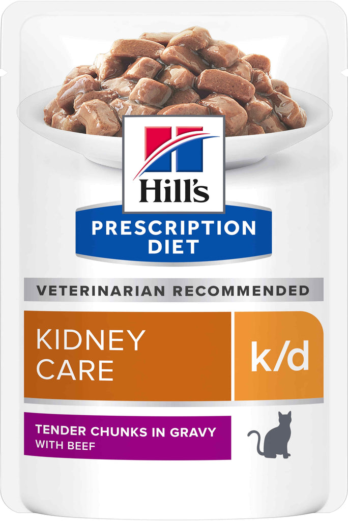 HILL's PD FELINE K/D Plic hrana umeda pentru boli renale, cu Vita 85g 