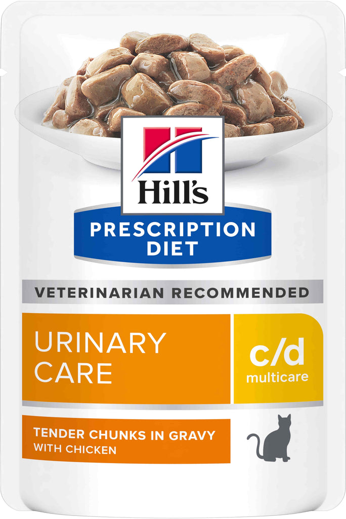 HILL'S PD FELINE C/D Plic hrana umeda prev. recurentei struvitilor, cu Pui 85g