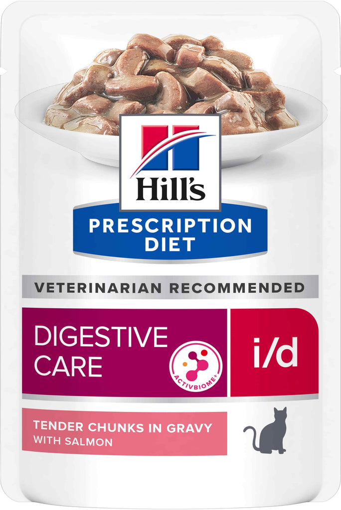 HILL's PD FELINE I/D Plic hrana umeda pt probleme gastrointestinale, Somon 85g