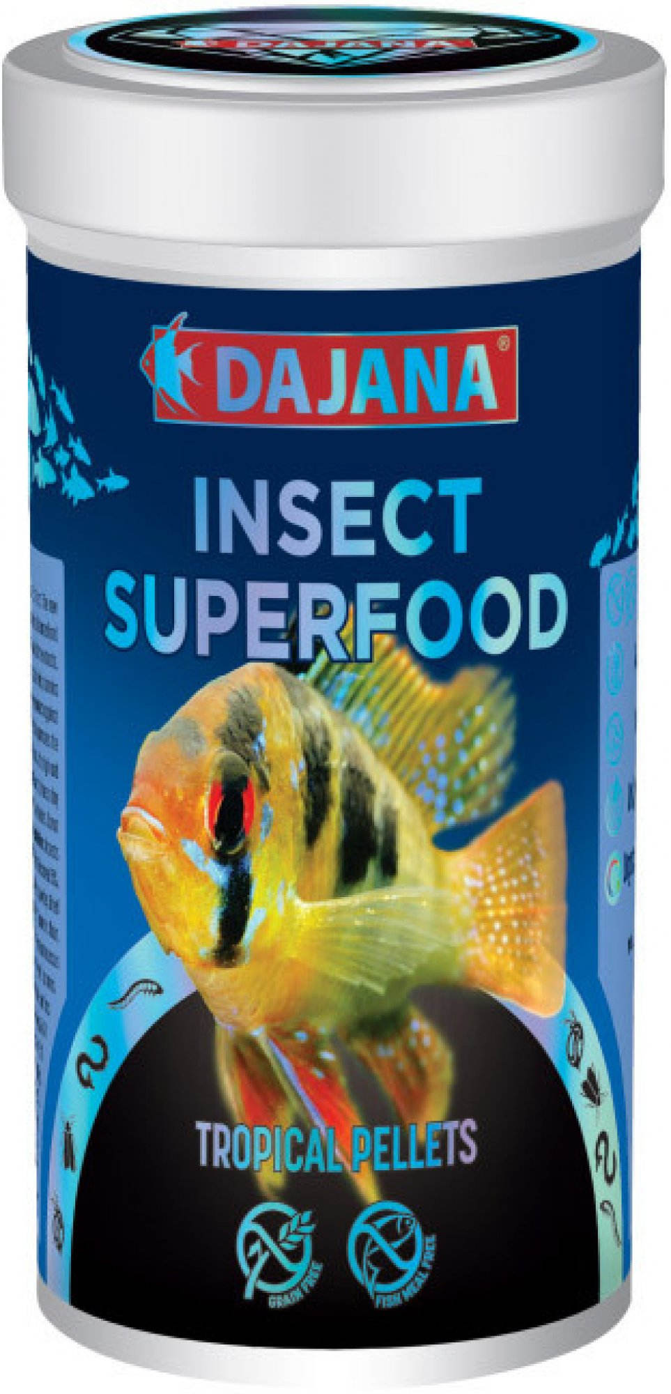 DAJANA ISF Tropical pelete, hrana pe baza de insecte pt pesti tropicali 100ml