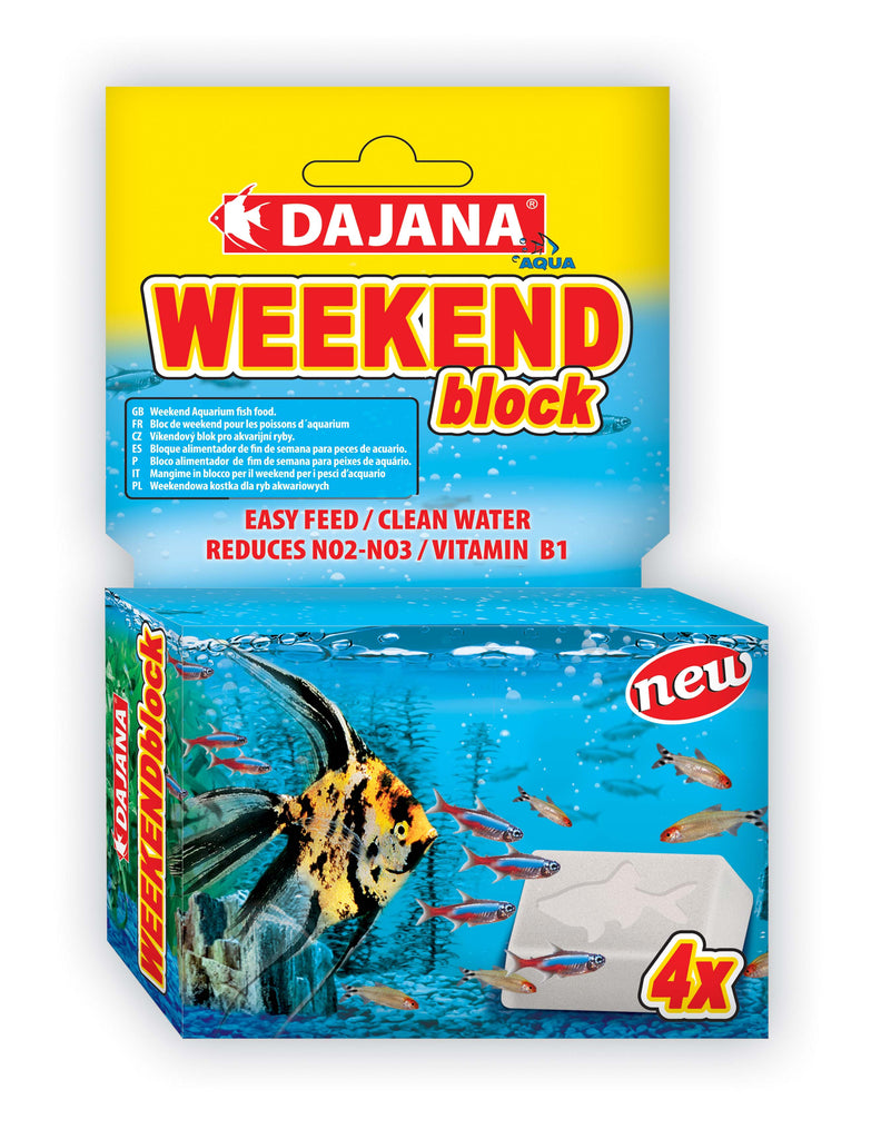 DAJANA Weekend Bloc de hrana pentru 3 zile, pentru peştii de acvariu