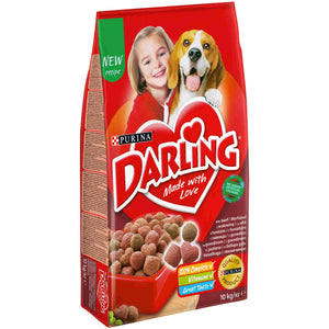 DARLING Hrana uscata pentru caini Adulti, cu Vita si Legume 10kg