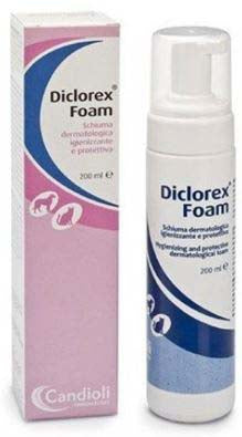 DICLOREX (Candioli) Foam - spuma dermatologica igienizanta şi protectoare 200ml